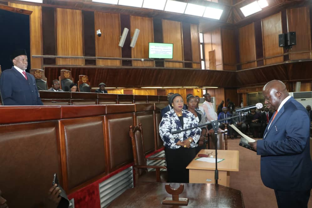 Swearing In of Acting President of National Industrial Court of Nigeria